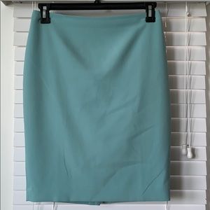 WHBM Sea Foam Green Pencil Skirt - Sz 8P